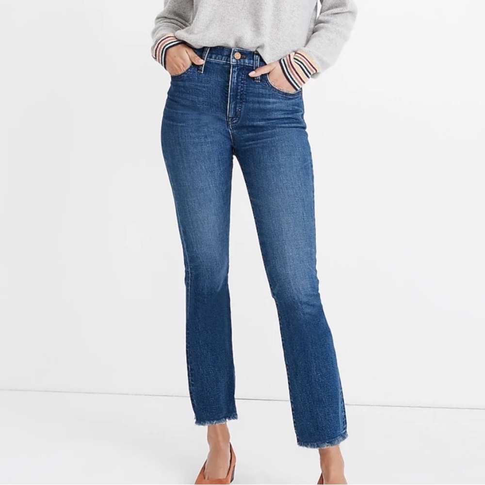 Madewell Tall Cali Demi-Boot Jeans In Columbus Wash: Comfort Stretch Edition